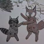 Articulated Animal Paper Dolls Woodland Creatures..