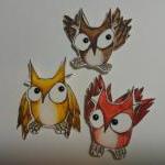 Articulated Paper Owls Woodland Creatures Paper..